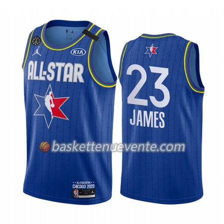 Maillot Basket Los Angeles Lakers LeBron James 23 2020 All-Star Jordan Brand Bleu Swingman - Homme